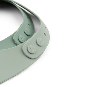 Done By Deer Silicone Bib 2 Pack | Croco & Birdee Waterproof Bibs