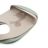Done By Deer Silicone Bib 2 Pack | Croco & Birdee Waterproof Bibs
