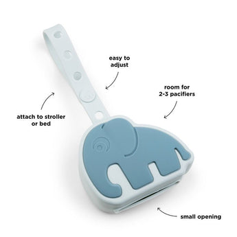 Done By Deer Silicone Pacifier Pouch | Elphee Portable Dummy Case - My Little Thieves