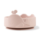 Done By Deer Silicone Stick & Stay Bowl & Baby Spoon | Wally Whale Feeding Set - My Little Thieves