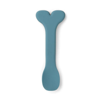 Done By Deer Silicone Stick & Stay Bowl & Baby Spoon | Wally Whale Feeding Set - My Little Thieves