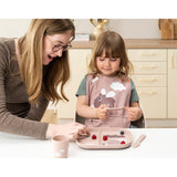 Done By Deer Silicone Stick & Stay Kids Snack Plate | Feeding