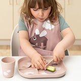 Done By Deer Silicone Stick & Stay Kids Snack Plate | Feeding