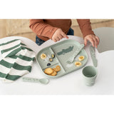 Done By Deer Silicone Stick & Stay Kids Snack Plate | Feeding