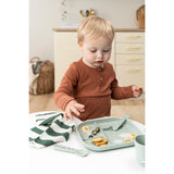 Done By Deer Silicone Stick & Stay Kids Snack Plate | Feeding