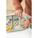 Done By Deer Silicone Stick & Stay Kids Snack Plate | Feeding