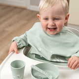 Done By Deer Sleeved Pocket Bib | Croco & Birdee Waterproof Full Cover Bib