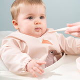 Done By Deer Sleeved Pocket Bib | Croco & Birdee Waterproof Full Cover Bib