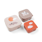 Done By Deer Snack Box Set 3 Pieces | Lalee Design On The Go Containers