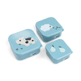 Done By Deer Snack Box Set 3 Pieces | Lalee Design On The Go Containers