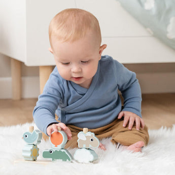 Done By Deer Stacking Toy Happy Clouds Colour Mix | Baby Toys