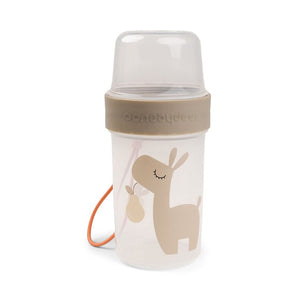 Done By Deer To Go 2 Way Snack Container Large | Croco Design Kids Container - My Little Thieves