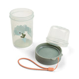 Done By Deer To Go 2 Way Snack Container Large | Croco Design Kids Container - My Little Thieves