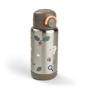 Done by Deer Insulated Straw Bottle Tiny Trails 340ml