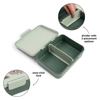 Done by Deer Lunch Box With Divider Tiny Trails