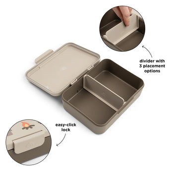 Done by Deer Lunch Box With Divider Tiny Trails