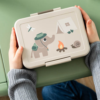 Done by Deer Lunch Box With Divider Tiny Trails