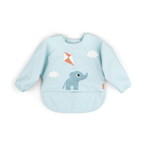 Done by Deer Waterproof Sleeved Pocket Bib - Elphee Blue