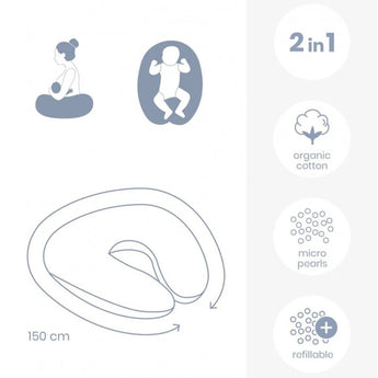Doomoo Buddy Large Multi Use Micro Balls Cushion | Breastfeeding
