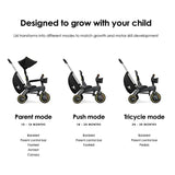 Doona Liki Trike S3 Kids Tricycle | Compact Foldable Ride 10 M 3 Y