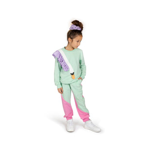 Girls  Dreamy Green Sweatshirt