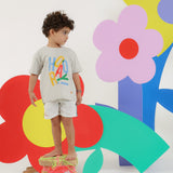 Eat The Cake Boys Grey Hooray T Shirt | Kids Fashion