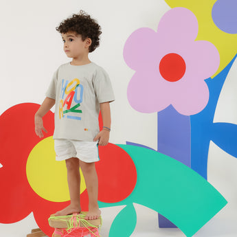 Eat The Cake Boys Grey Hooray T Shirt | Kids Fashion