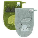 Eco Friendly Kids Washcloths 2 Pack | Trixie Soft Baby Gift