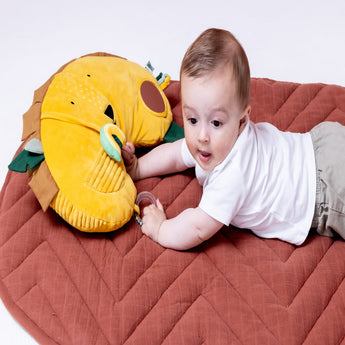 Eco Friendly Tummy Time Pillow For Babies | Trixie Sensory Play Support