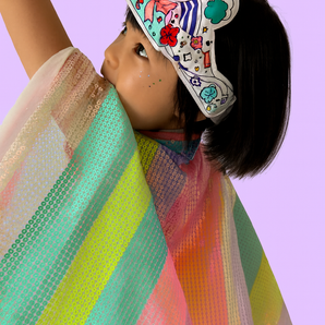 Inflatable Coloring Magic wand with LED 
& Crown