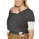 Ergobaby Aura Sustainably Sourced Knit Baby Wrap Grey Stripes | Carriers