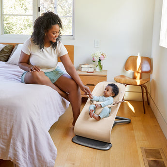 Ergobaby Evolve Bouncer Breathable Mesh | 3 In 1 Eco Baby Seat