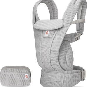 Ergobaby Omni Deluxe Mesh Baby Carrier Soft Olive | Breathable All In One