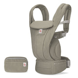 Ergobaby Omni Deluxe Mesh Baby Carrier Soft Olive | Breathable All In One