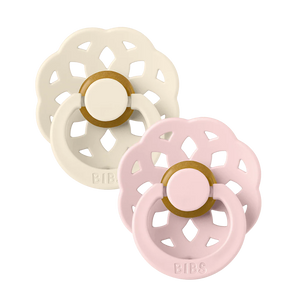BIBS Boheme 2 PACK Latex Size 1 Ivory/Blossom