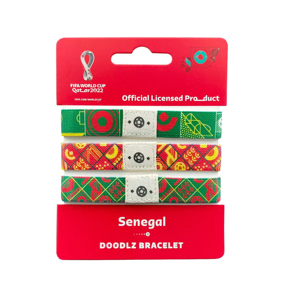 FIFA Fabric Fashionable Qatar 2022 World Cup Country Team Nylon bracelet- SENEGAL - My Little Thieves