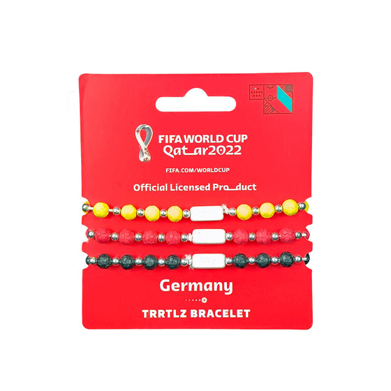 FIFA Fabric Fashionable Qatar 2022 World Cup Country Nylon bracelet - GERMANY - My Little Thieves