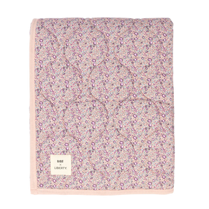 BIBS BIBS x Liberty Quilted Blanket Chamomile Lawn Baby Blue