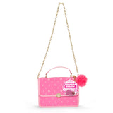 Fao Schwarz Girls Chelsea Flap Bag | Pink Monogram Fashion Handbag