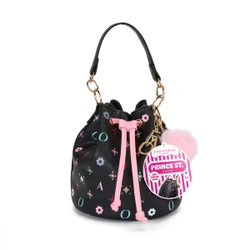 Fao Schwarz Girls Prince St. Bucket Bag | Black & Pink Fashion Handbag