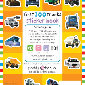 First 100 Stickers: Trucks And Things That Go: Sticker Book