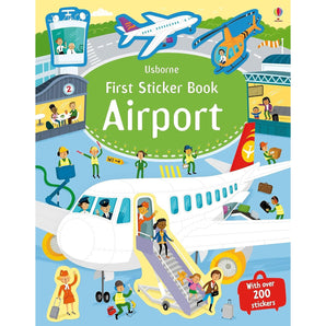 First Sticker Book Airports (First Sticker Books)