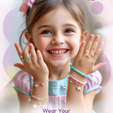 Galt Charm Jewellery Craft Kit | 18 Metal Charms & 300 Beads For Kids 8+