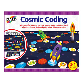 Galt Cosmic Coding Board Game | Fun Stem Coding Game For Kids 6+