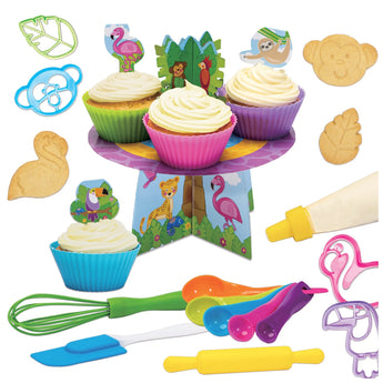 Galt Kids Baking Set | Real Cupcake & Cookie Kit With Recipe Cards