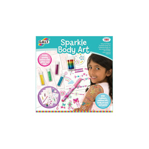 Galt Sparkle Body Art Kit | Glitter Tattoo & Gem Craft For Kids 6+