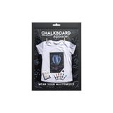 Glow In The Dark Chalkboard Apparel White Kids T-shirt | Christmas