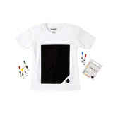 Glow In The Dark Chalkboard Apparel White Kids T-shirt | Christmas