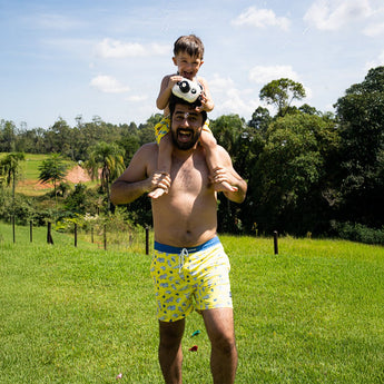 Glow In The Dark Magic Color Changing Swim Shorts For Kids | Swimwear Boy