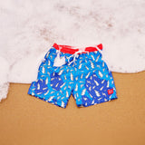 Glow In The Dark Magic Color Changing Swim Shorts For Kids | Swimwear Boy